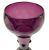 Bohemian Hand Blown Amethyst Glass Vase