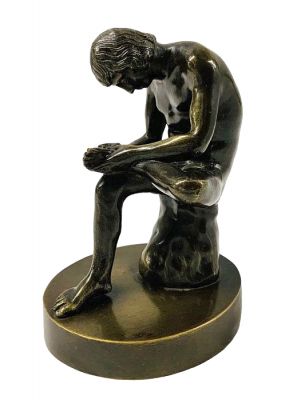 Boy With Thorn In His Foot / Spinario Miniature Bronze
