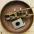 Rafael Alfandary Brass And Glass Medallion Costume Jewellery