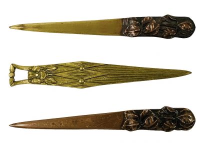 Brass & Copper Figural Letter Openers