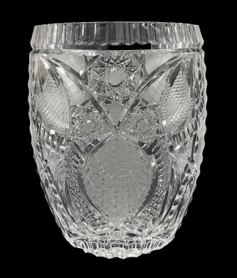 Bright Cut Crystal Vase