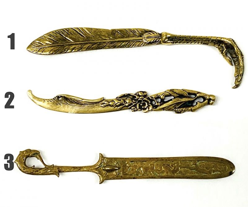 Bronze & Brass Figural Letter Openers
