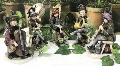 Capo di Monte Porcelain Musicians