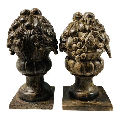 Carved Wood Finials