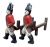 Cast Iron Hessian Soldier Andirons