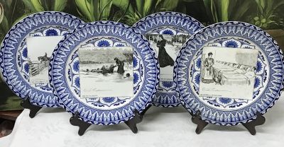 Complete Set Of Royal Doulton Gibson Girl Plates