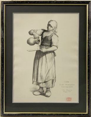 Cours de Dessin Lithograph No. XLIX
