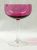 Cranberry Glass Champagne Coupes