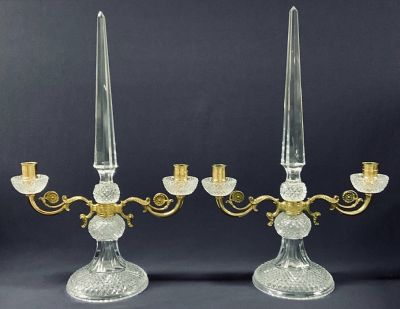Cut Crystal Candelabra