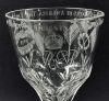 Cut Crystal Goblet Commemorating The 1939 Royal Visit To The USA