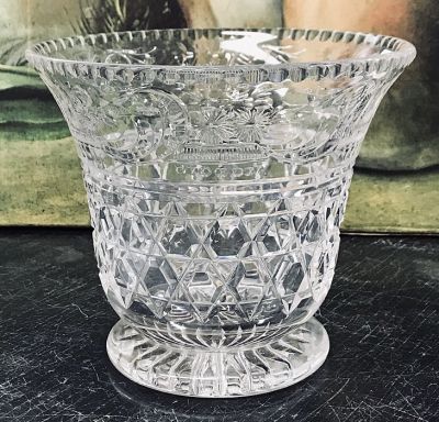 Cut Crystal Vase 