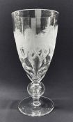 Dartington Crystal Horse Motif Vase