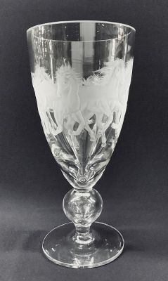 Dartington Crystal Horse Motif Vase
