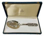 David Andersen Sterling Silver Floriform Fish Slice