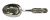 David Andersen Sterling Silver Floriform Fish Slice