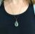 Edwardian Aquamarine and Seed Pearl Pendant and Rollo Chain