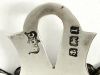 Edwardian Enamelled Sterling Silver Butterfly Place Card Holders Dated 1910