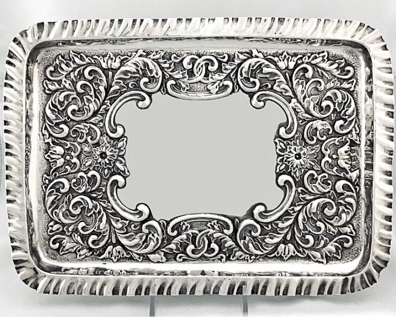 Edwardian Era Sterling Silver Dresser Tray