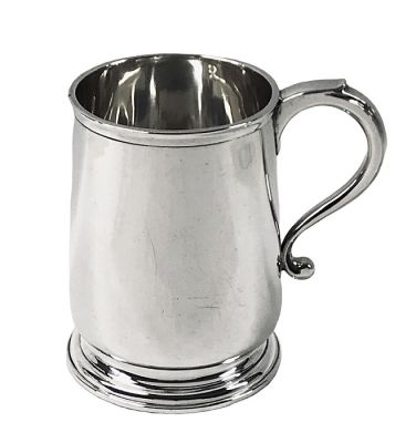 Edwardian Era Sterling Silver Tankard, circa 1906