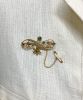 Edwardian Peridot and Seed Pearl Brooch