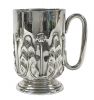 Edwardian Sterling Silver Christening Cup Dated 1910