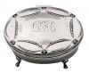 Edwardian Sterling Silver Jewellery Box Dated 1913