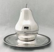 Egyptian Silver Figural Jam Jar