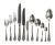 Ellis Sterling Silver Puritan Flatware For 12