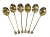 English Art Deco Enamelled Coffee Spoons 