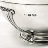 English Art Deco Sterling Silver Bowl Dated 1928