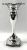 English Art Nouveau Sterling Silver Vase Dated 1906