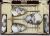 English Enamelled Dresser Set