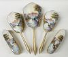 English Enamelled Dresser Set