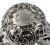 English Silver Overlay Perfume Bottle Dated 1902