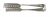 English Sterling Silver Asparagus Tongs Dated 1906