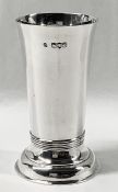 English Sterling Silver Beaker/Vase Dated 1897