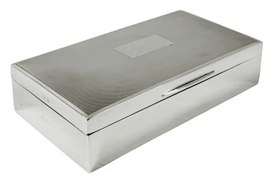 English Sterling Silver Box Dated 1947