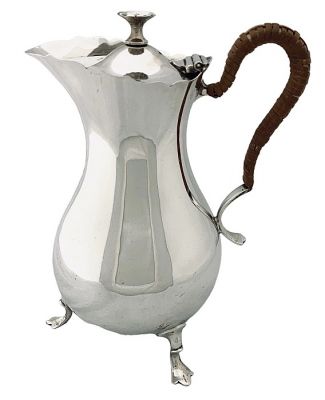 English Sterling Silver Hot Water Pot Dated 1918