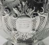 English Sterling Silver Monteith Pedestal Bowl Dated 1883