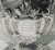 English Sterling Silver Monteith Pedestal Bowl Dated 1883