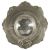English Sterling Silver Monteith Pedestal Bowl Dated 1883