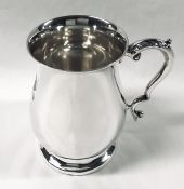 English Sterling Silver Tankard With The Coat Of Arms Of Bermuda