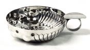 English Sterling Silver Tastevin Dated 1941