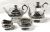 English Sterling Silver Tea Set Dated 1898/99