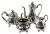 English Sterling Silver Tea Set With O’Flynn Crest