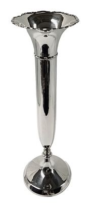 English Sterling Silver Trumpet Vase Dated 1924