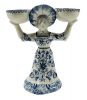 Faience Figural Salt Cellar