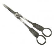 Fiddle Pattern Sterling Silver Grape Scissors Dated 1842