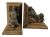 Figural Monkey Bookends 
