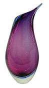 Flavio Poli Sommerso Glass Vase